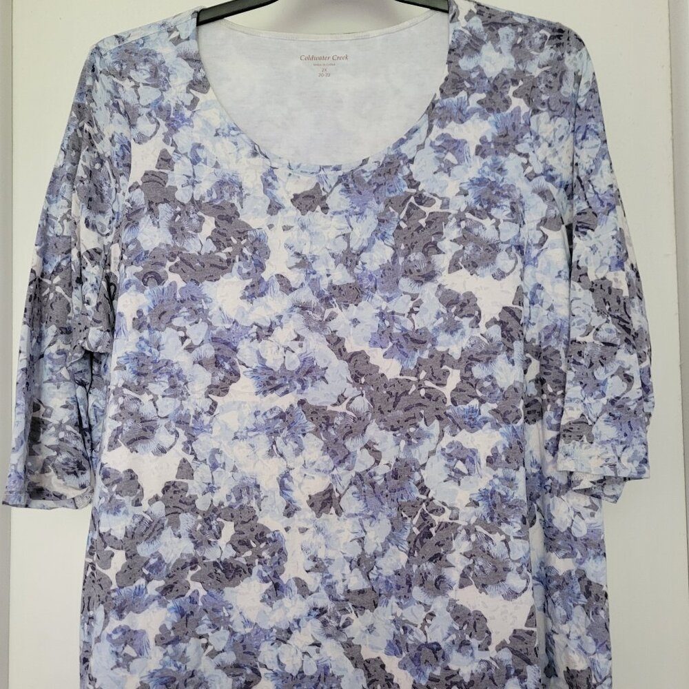 Women's 3/4 sleeve top by Coldwater Creek